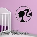 Barbie Vinyl Wall Art decal decor 22" x22"