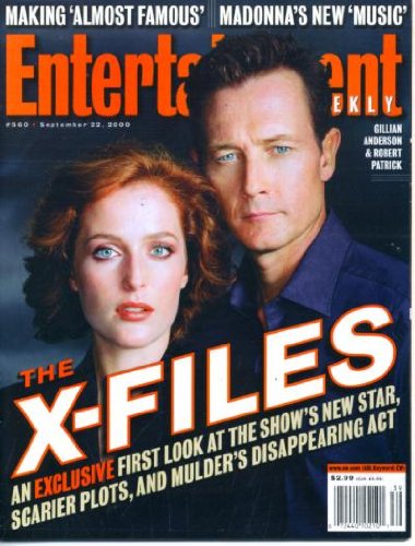 Entertainment Weekly September 22 2000 X-Files, Gillian Anderson, Madonna, Chris Carter, Sally Field