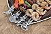 Charcoal Companion Double Prong Coastal Grilling Kabob Skewers (Set of 4) - CC5093