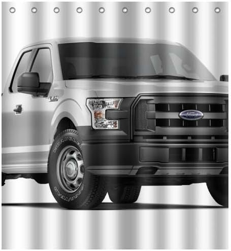 Easy Clean Polyester Bath Curtains Bathroom Home Bath Bath Beautiful 66x72 inch / 165x180 cm