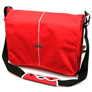 Hercules “Super Strong” LP-1700R 17-Inch Laptop Messenger Bag (Red)