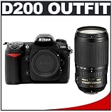 cheap Nikon D200 Digital SLR Camera with Nikon 70-300mm f/4.5-5.6 G ED-IF AF-S VR Zoom-Nikkor Lens Outfit