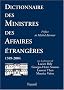 Dictionnaire des ministres des Affaires �trang�res
