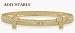 Jewelry : Adjustable Yellow Gold Baby Cross Bracelet