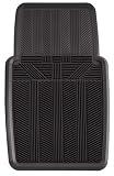 Reviews mats for cars Kraco K2500BLACK Black Rubber Car Front Mat - 1 Piece