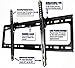 e-onsale Universal Flush Tilt Dual Hook Flat Screen TV Wall Mount Bracket for 32 to 65