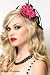 Leg Avenue A1685 Blossom Fascinator Hair Clip With Feather Accent (Hot Pink;One Size)