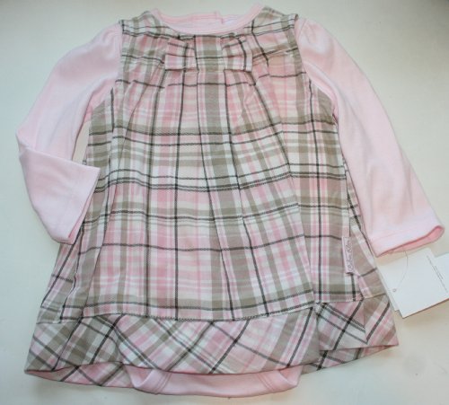 Calvin Klein Baby girls Newborn Two Piece Pant Set, Gray, 6 9 Months 51xryumoVpL photo