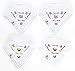 Baby Bandana Drool Bibs from Our Nipper - 4-Pack Absorbent Cotton with Snaps