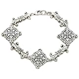 Sterling Silver Oxidized Bracelet, 7.25