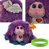 Monstaz Series Officially Licensed Zelda Chattering Plush Monster Toy + VanGoddy LIVE * LAUGH * LOVE Wristband