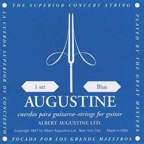 Augustine Blue Label Classical Guitar Strings by Augustine