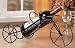 All new item Black wire metal frame bicycle double bottle wine rack