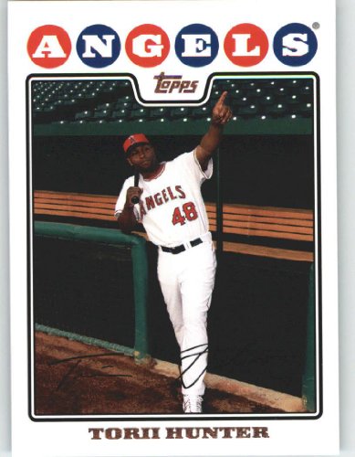 2008 Topps #435 Torii Hunter - Los Angeles Angels (Baseball Cards)