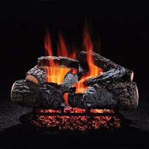 Copperfield 48538 21 Inch Cross Timbers Vented Gas Logs, Logs Only, Radco Approved