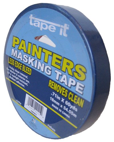 Painters Blue Masking Tape .71 x 60 Yards. 14-Day Clean Removal