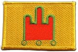 Écusson brodé Flag Patch France Auvergne - 8 x 6 cm