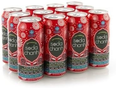 Phancy BCA60740 Chan Sparkling Strawberry, 12 x 16 oz