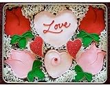 With All My Love Hand Decorates Sugar Cookies Gift Tin