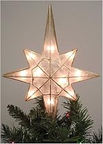 10" Star Of Bethlehem Lighted Christmas Tree Topper