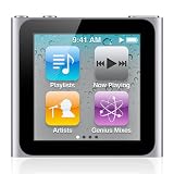 Apple 2011-NANO16GBSIL 16GB iPod Nano with Multi-Touch Display, FM Radio & Built-In Clip in Silver