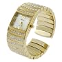 Geneva Platinum Rhinestone Luxury Women's Watch