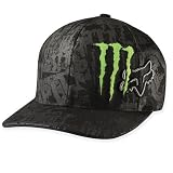51xsFt0WLSL. SL160  FOX Racing 58987 Monster RC Replica Flexfit Hat Black S/M