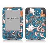 Diabloskinz Vinyl Skin/Decal for the Kindle Keyboard - Blue Flower
