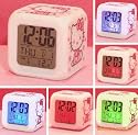 Hello Kitty - Color Change Digital Alarm Clock