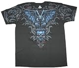 Gargoyle Protector of the Skull T-Shirt by Liquid Blue 100% Cotton Teens & Adults Shirt