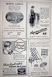 Advertisement 1922 Monte Carlo Toffee Aquascutum Garden
