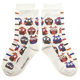 POLARN O. PYRET 2-Pack Stripe & Owl Socks (Child)