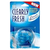 BSI Clearly Fresh Decorative Scented Air Freshener, Ocean Breeze, 12 Count Box (Pack of 2)