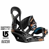 BURTON【バートン】MISSION SMALLS(DISC) (BLACK/ORANGE) スノーボード ビンディング ジュニア【13-14モデル】 S
