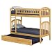 Richmond Twin/Twin Bunk Bed with Trundle Bed - Natural Maple