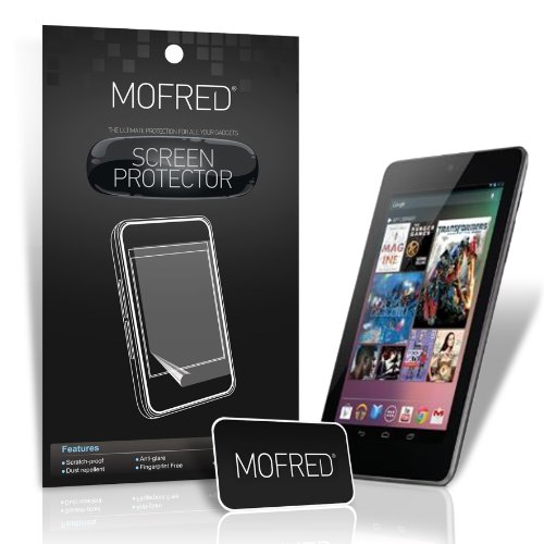 Buy MOFREDÂ® 6 Pack Screen Protector Value Pack For Nexus 7 Tablet with Cleaning Cloth And Application Card Promo Offer