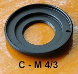 C Mount movie lens to micro 4/3 Olympus E-P1, EP-2, E-PL1