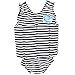 Splash About Float Suit with adjustable buoyancy (swimwear), Navy & White stripe