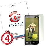 myGear Products CLEAR LifeGuard Screen Protectors for HTC EVO 3D (4 Pack)