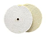 高儀 EARTH MAN 両頭グラインダー用サイザルバフ 150mm2枚