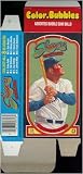 RARE - 1985 Donruss Color Bubbles Chewing Gum Original Unfolded Box with Oversized Baseball Card of New York Yankees Hall of Famer Babe Ruth