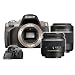 Sony DSLR-A380Y SLR-Digitalkamera (14 Megapixel, LiveView, Bildstabilisator) inkl. 2 Objektiven SAL 18-55 und SAL 55-200