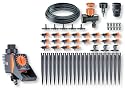 Claber 90762 Logica Garden Watering Drip Kit with Electronic Water Timer