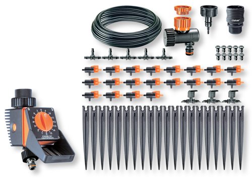 Claber Logica Garden Watering Drip Kit with Electronic Timer #90762