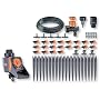 Claber 90762 Logica Garden Watering Drip Kit with Electronic Water Timer