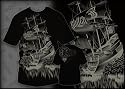 Sullen PIRATES LIFE Mens T-Shirt in Black