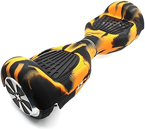 JKER Anti Scratch 2 Pcs 6.5 inch 8 inch 2 Wheels Self Balancing Electric Scooter Silicone Case/Sleeve/Wrap/Enclosure for Hoverboard