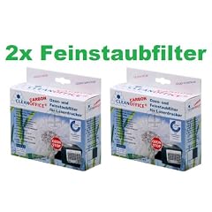2x Ozon- u. Feinstaubfilter f�r Laserdrucker - 150x120mm - mit Aktivkohle