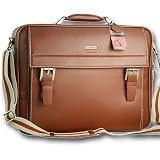 redolz Laptoptasche A00x11, Leder braun, Bronze edition, für 17/19 Laptop
