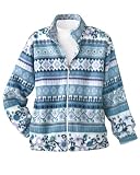 Alfred Dunner Fleece Pattern Jacket